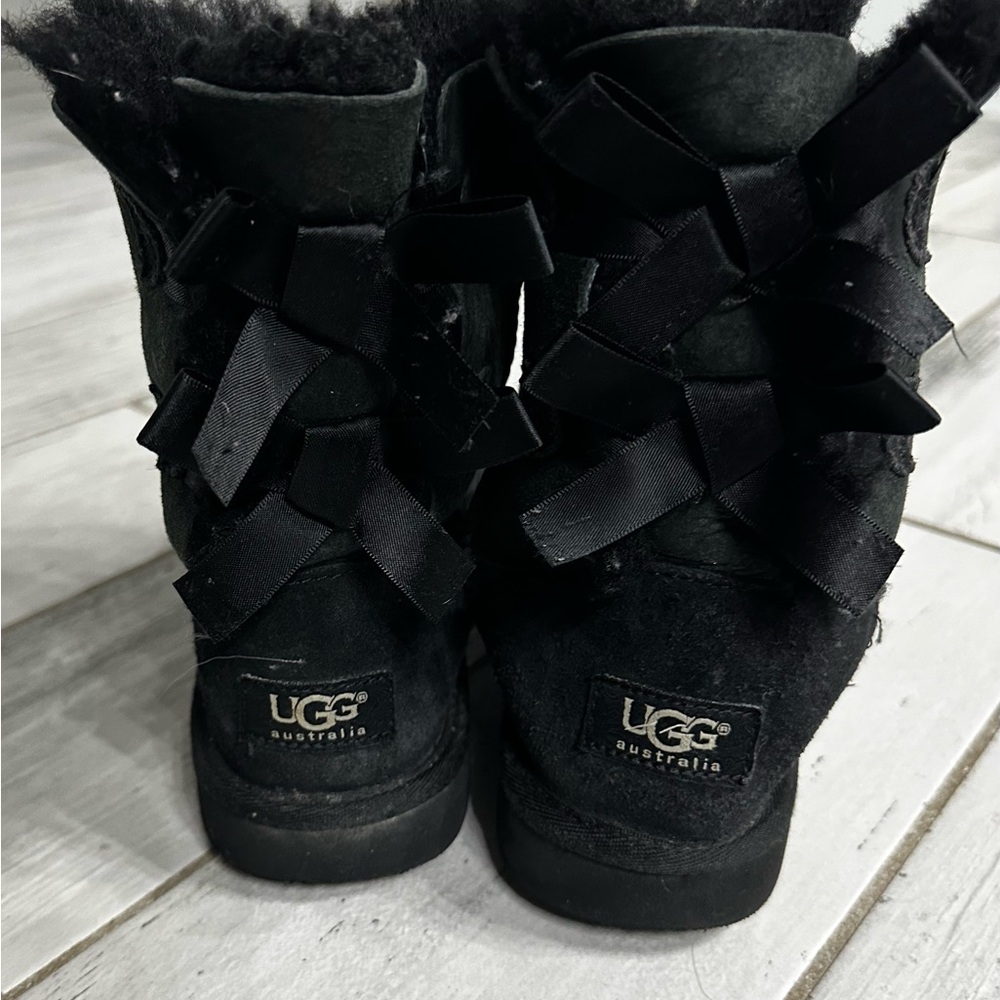 UGG girls Black Bow Boots